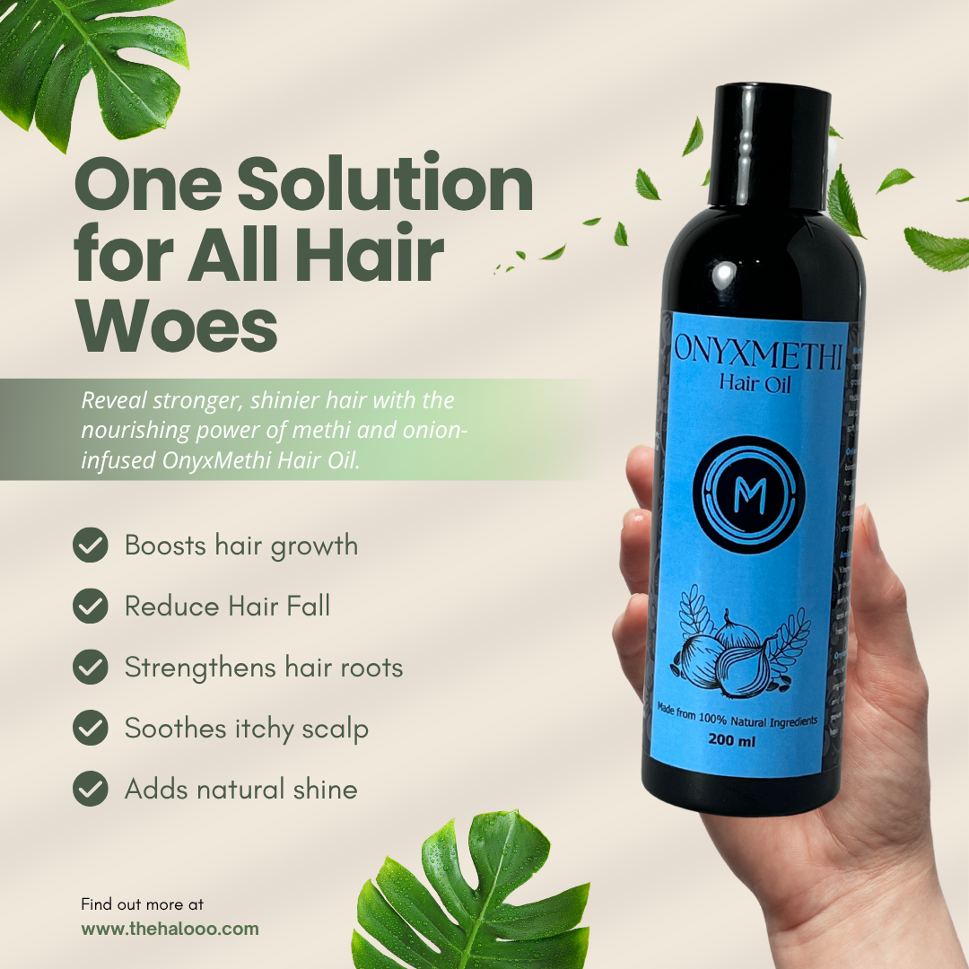 Onyxmethi Hair Oil - For Stronger, Healthier Hair