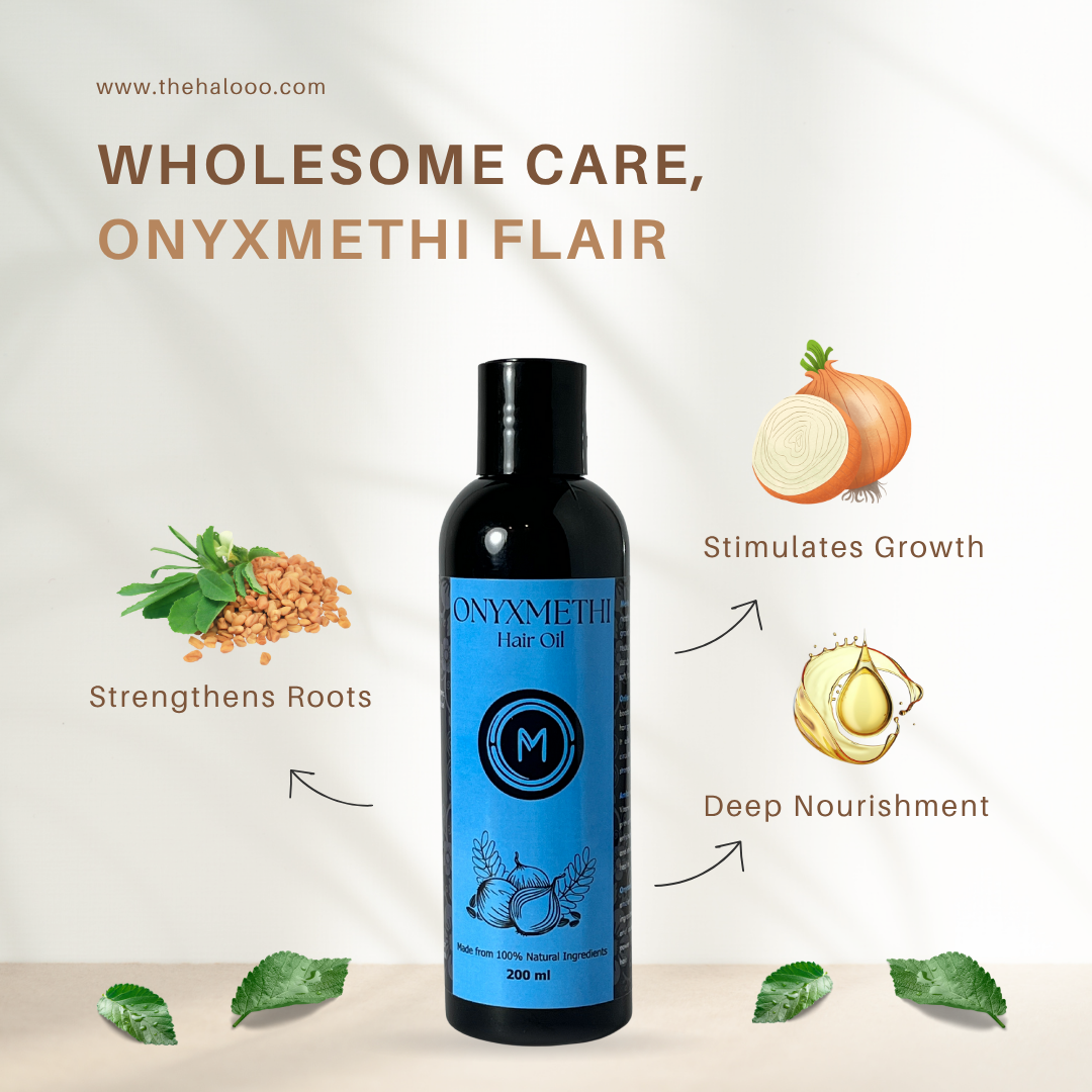 Onyxmethi Hair Oil - For Stronger, Healthier Hair