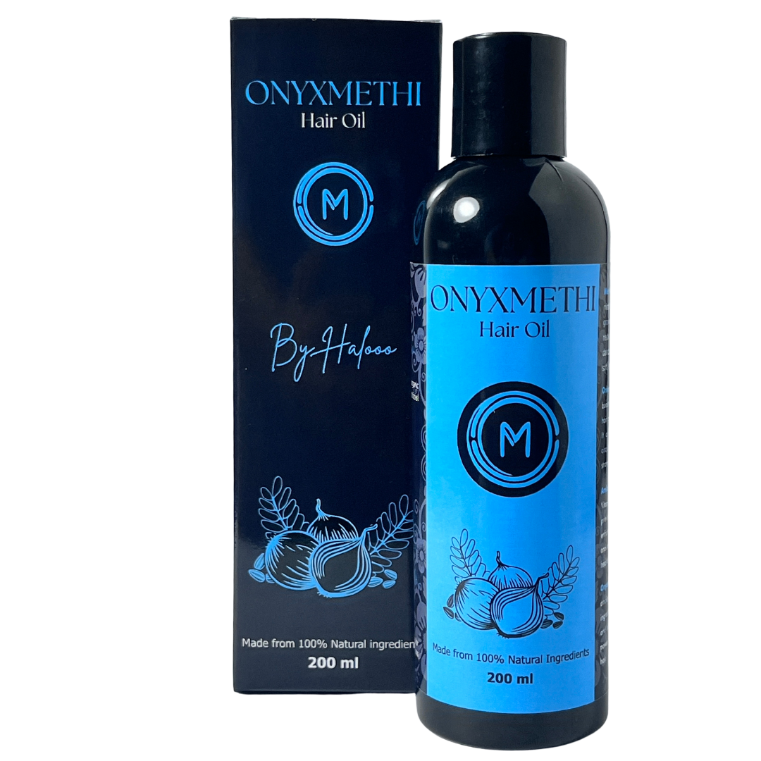 Onyxmethi Hair Oil - Organic Blend with Onion, Methi & Mustard Oil for Stronger, Healthier Hair